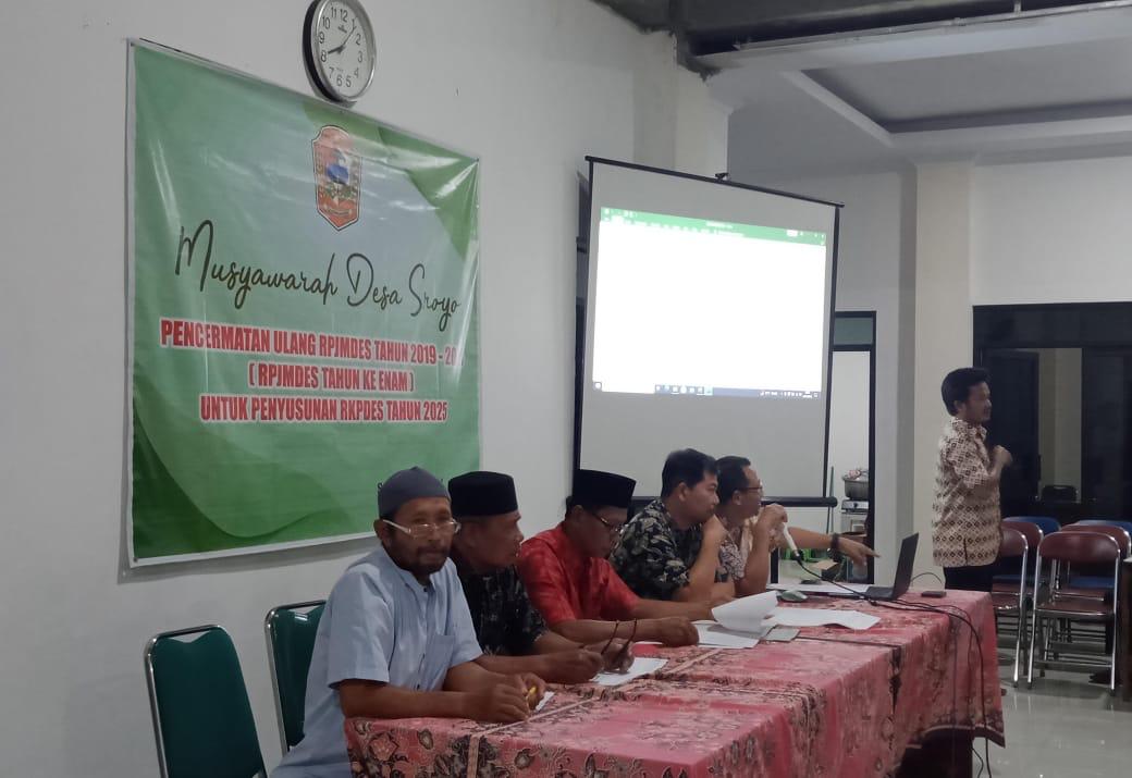 MUSYAWARAH DESA SROYO