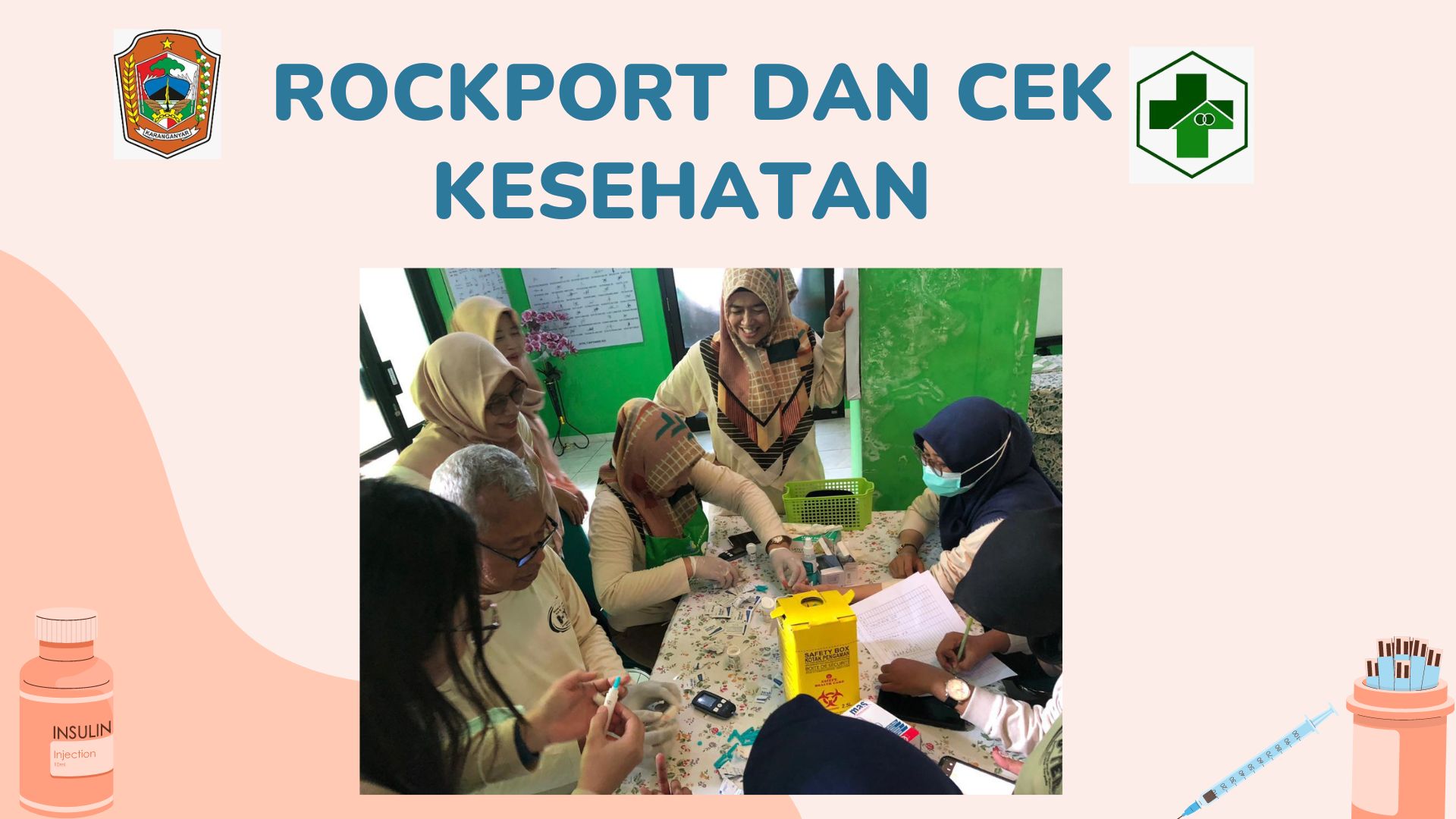 ROCKPORT DAN CEK KESEHATAN KARYAWAN PUSKESMAS JATEN II